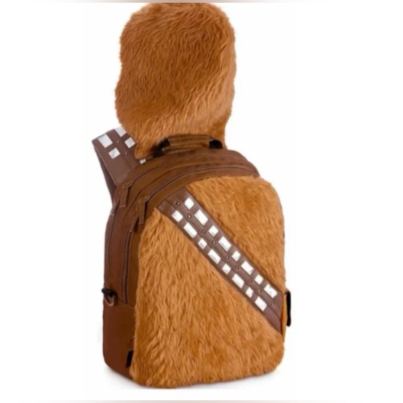 Disney Other - Disney Store Star Wars Chewbacca School Backpack Cosplay Bag with Removable Hood